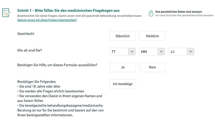 Über 121 Doc kann man sich online von einem Arzt ein Rezept ausstellen lassen und dieses direkt einlösen!